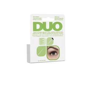 Duo brush-on eyelash adhesive